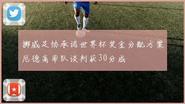 挪威足协承诺世界杯奖金分配方案厄德高率队谈判获30分成